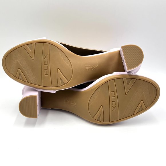 Lifestride Averly Lilac Pink Purple Faux Vegan Leather Heeled Sandals Shoes 11M‎ - Picture 10 of 15